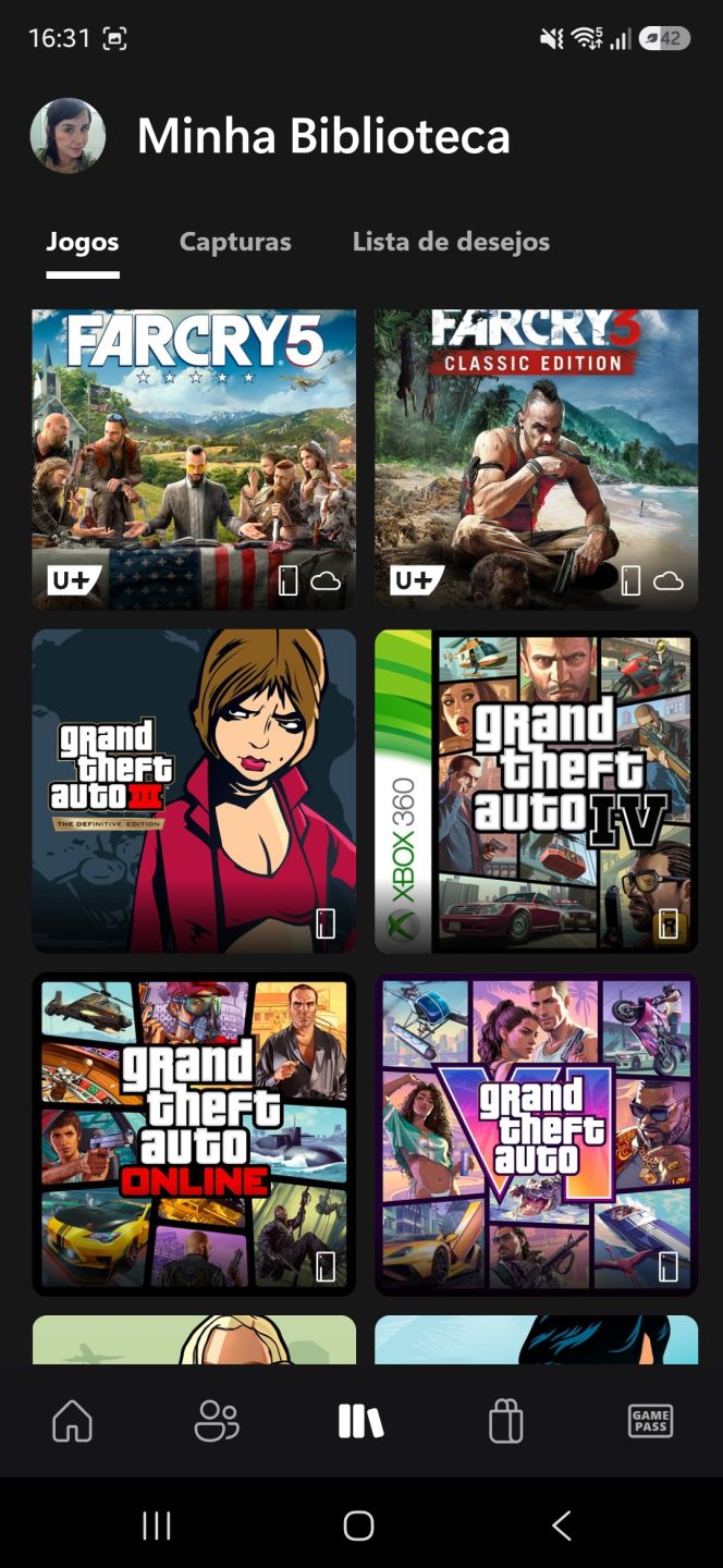 CONTA XBOX SERIES S E X COM GTA 6 E 49 JOGOS