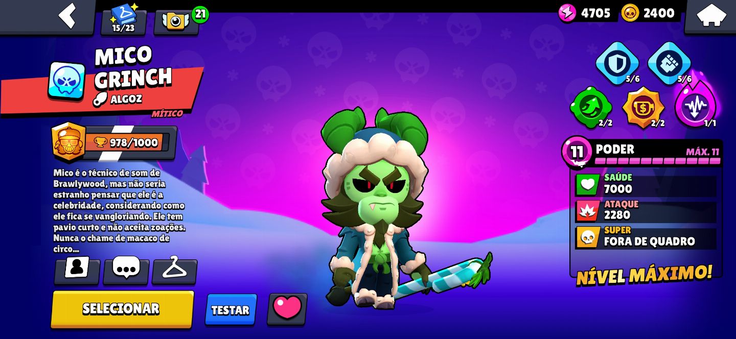 Conta Brawl Stars antiga 40+ troféus 100+ brawlers