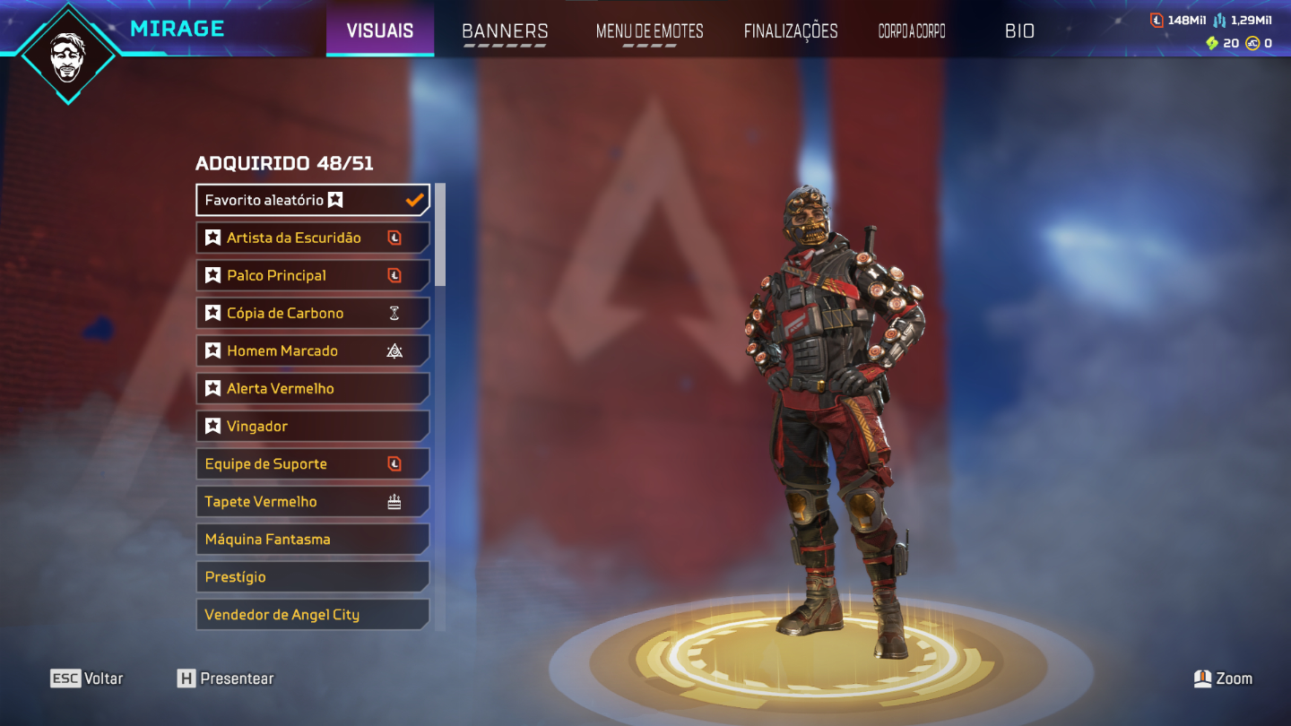 CONTA APEX LEGENDS 2 HERANÇAS