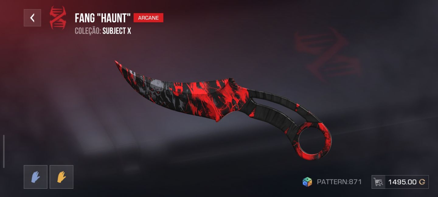 Conta Standoff 2 | Inventário Vermelho