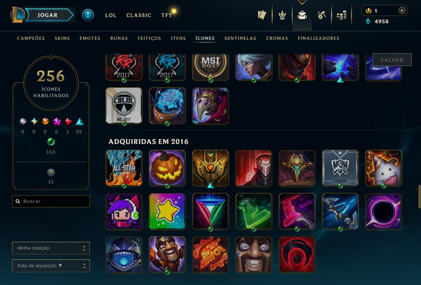 CONTA LOL ANTIGA LV 188 COM KAYLE JUIZA SEASON 1 ATUAL UNRANKED