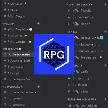 Procura-se Mestres pra RPG no discord