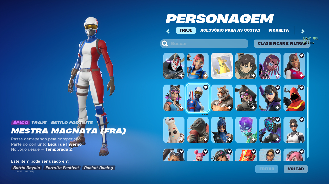 Conta de fortnite com várias skins, Acompanha varios jogos na conta da epic