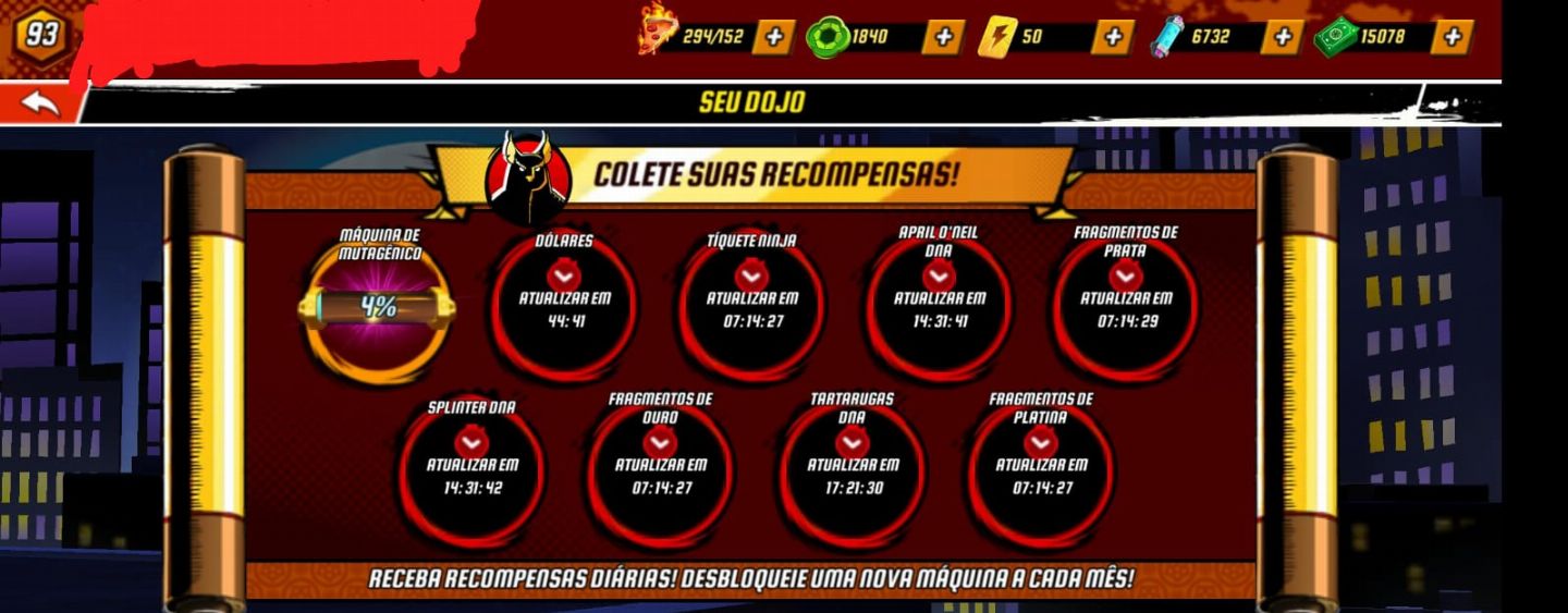 AS TARTARUGAS NINJA: LENDAS(CONTA)