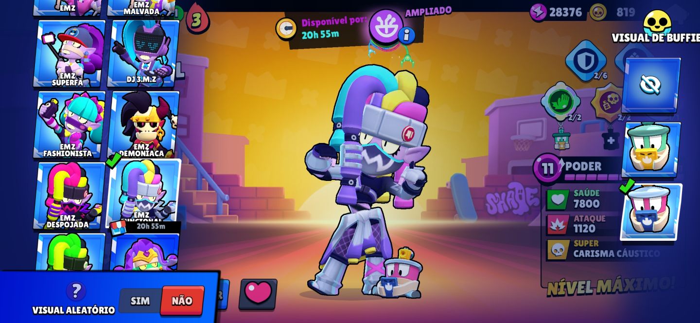 CONTA BRAWL STARS COM 101/108 BRAWLERS/SKINS DE TODAS RARIDADES