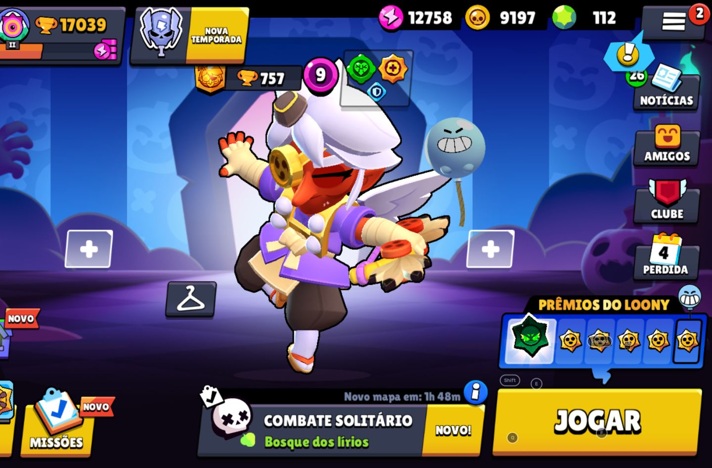 Conta Brawl Stars Com varios lendarios e skins exclusivas do kenji e de passes
