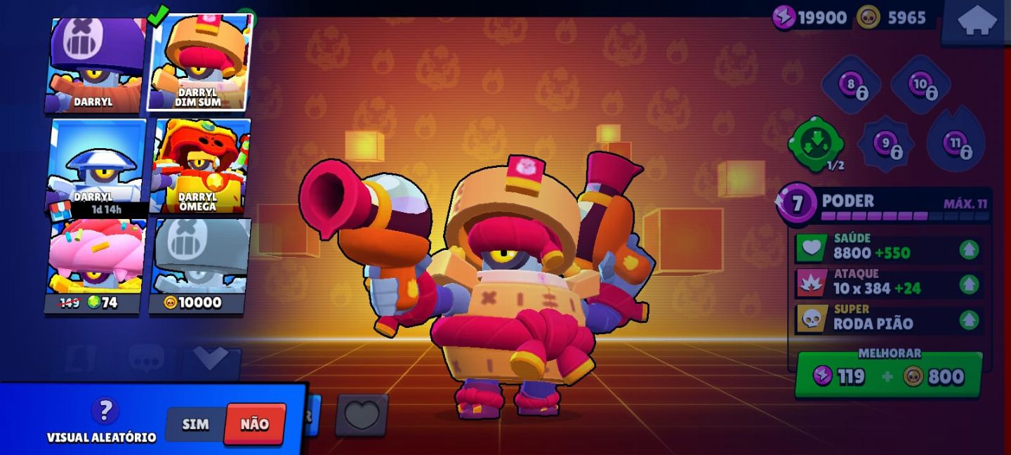 (valor negociável)Conta braw stars 25000 troféus e uma de Clash Royale