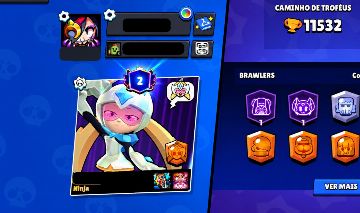 Conta Brawl Stars 11.532 Troféus | 48 Brawlers | Prestígio 2