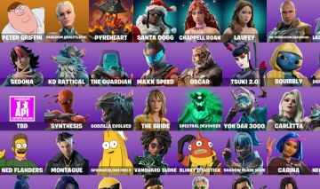 CONTA FORTNITE COM 74 SKINS - John Wick (Pen & Ink)/Peter Griffin/Chappell Roan