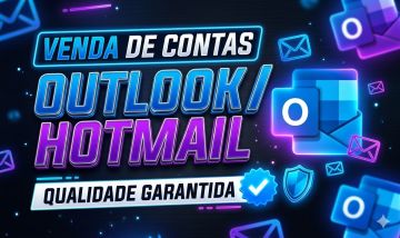 [MENOR PREÇO] CONTAS OUTLOOK & HOTMAIL | ALTA QUALIDADE
