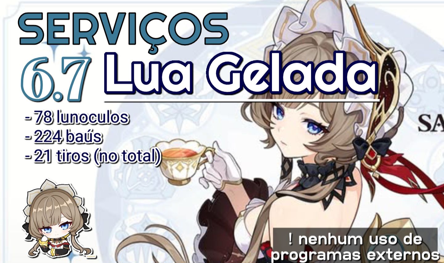 Genshin LUA GELADA - Serviço Completo