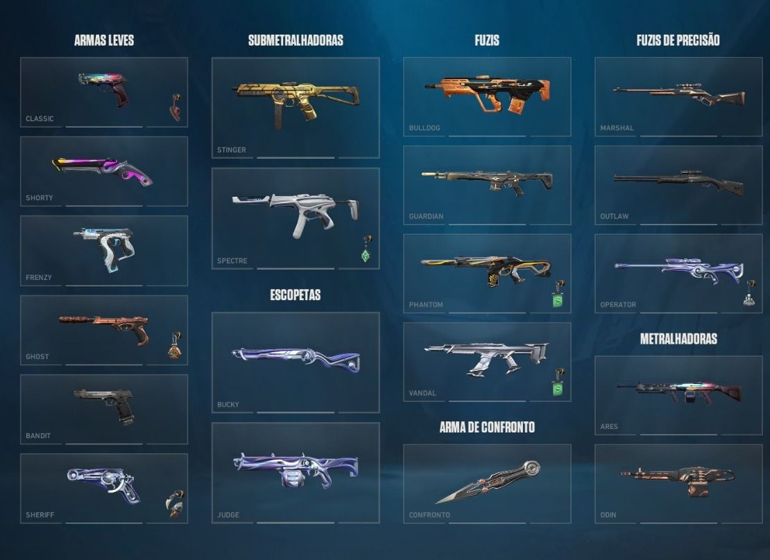 Conta valorant com varias skins inclusive skin rara champions