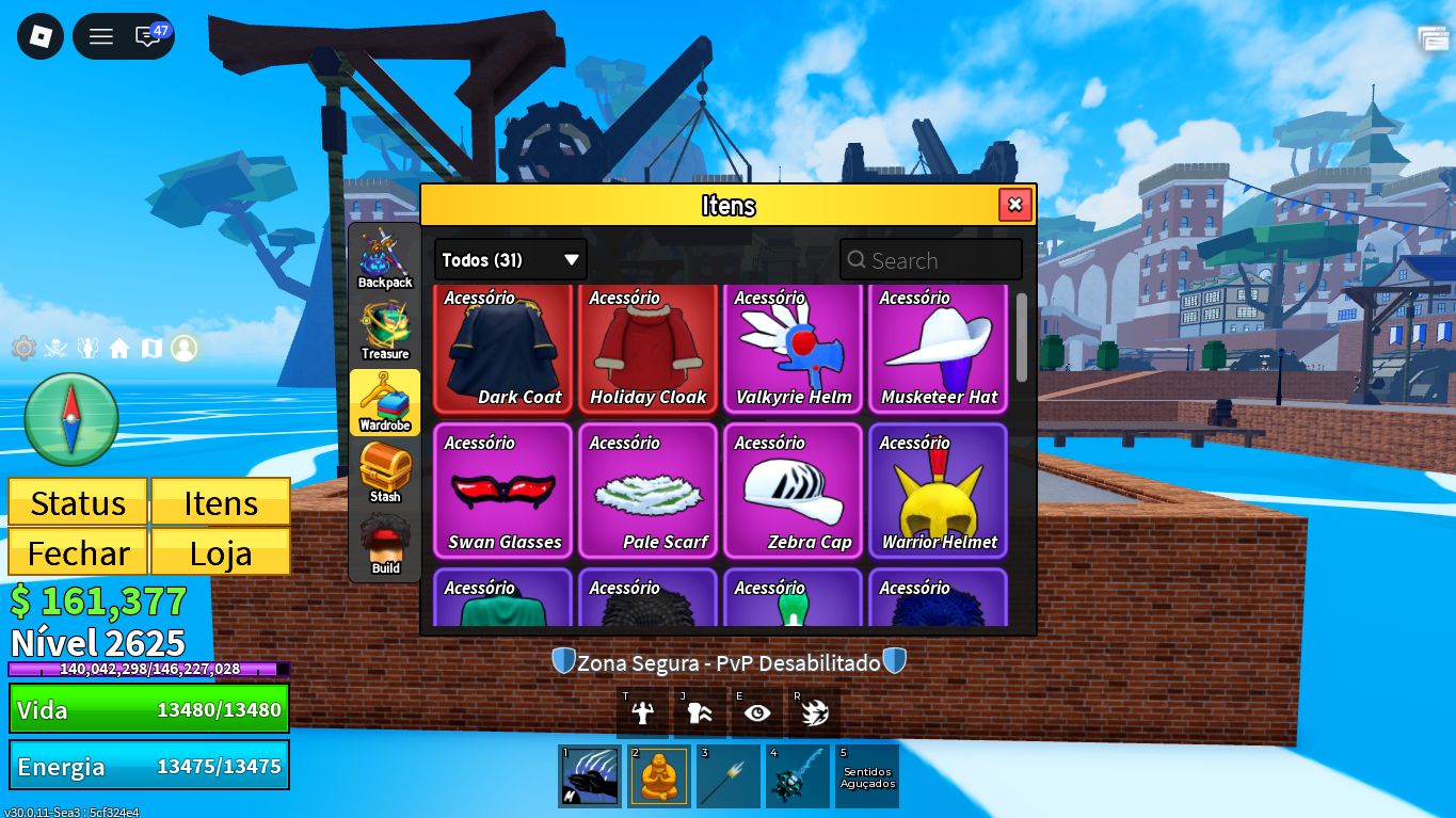 Conta Roblox à venda Volleyball Legends, Blox Fruits e outros jogos