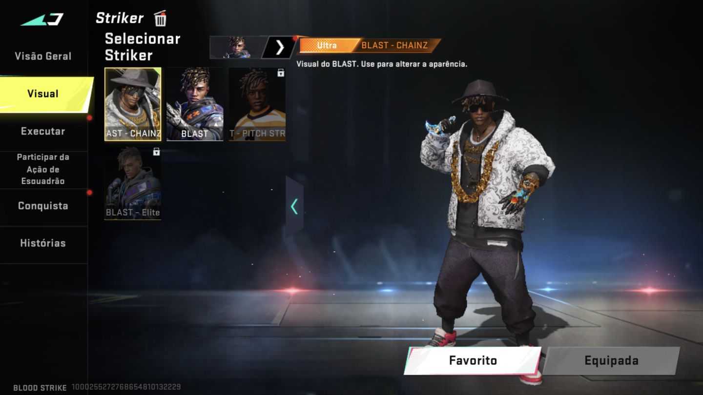CONTA INSANA BLOOD STRIKE | +5 ETERNAS | +15 ULTRAS | CONTA DE STREAMER