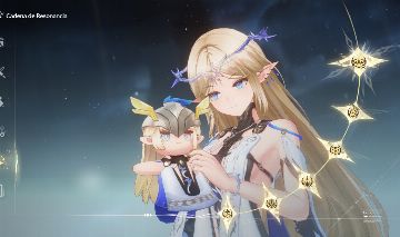 Conta de wuthering lv52+ c/Cartethyia S6+arma+rebbeca+Verina+Encore