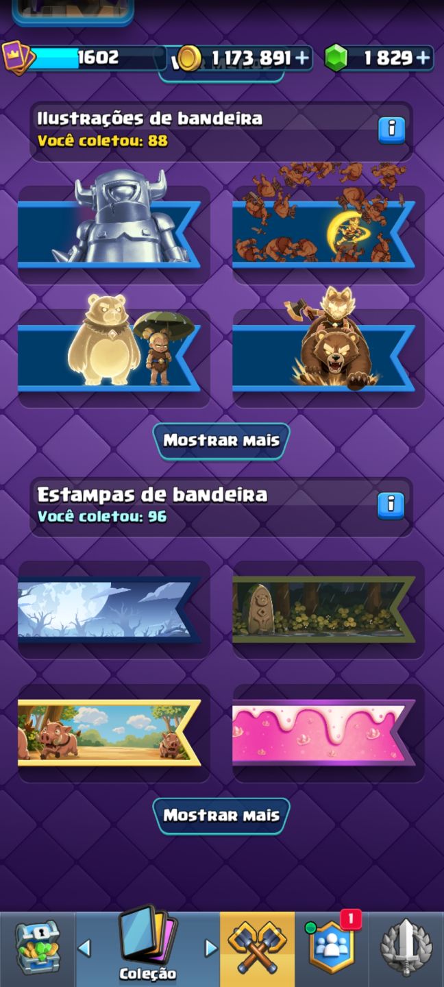 Conta clash royale 10 anos
