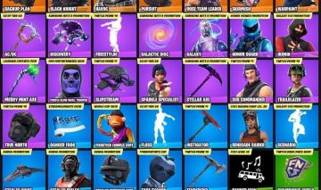 Conta com cavaleiro Negro,caveirao roxo,ikonik,glow,galaxy full dados de criação