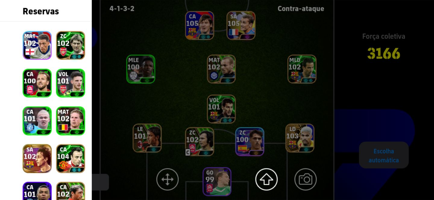 Conta effotball mediana