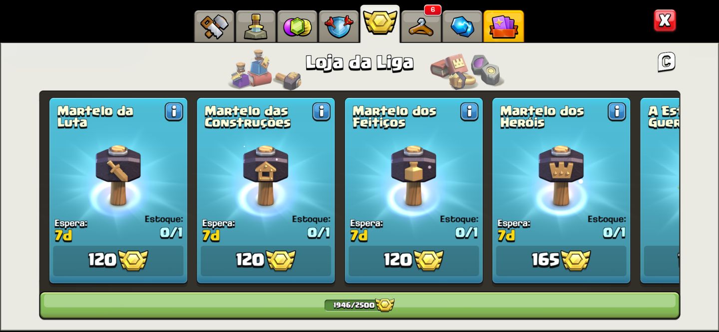 (PREÇO NEGOCIAVEL) CONTA CLASH OF CLANS CV 17 SEMI