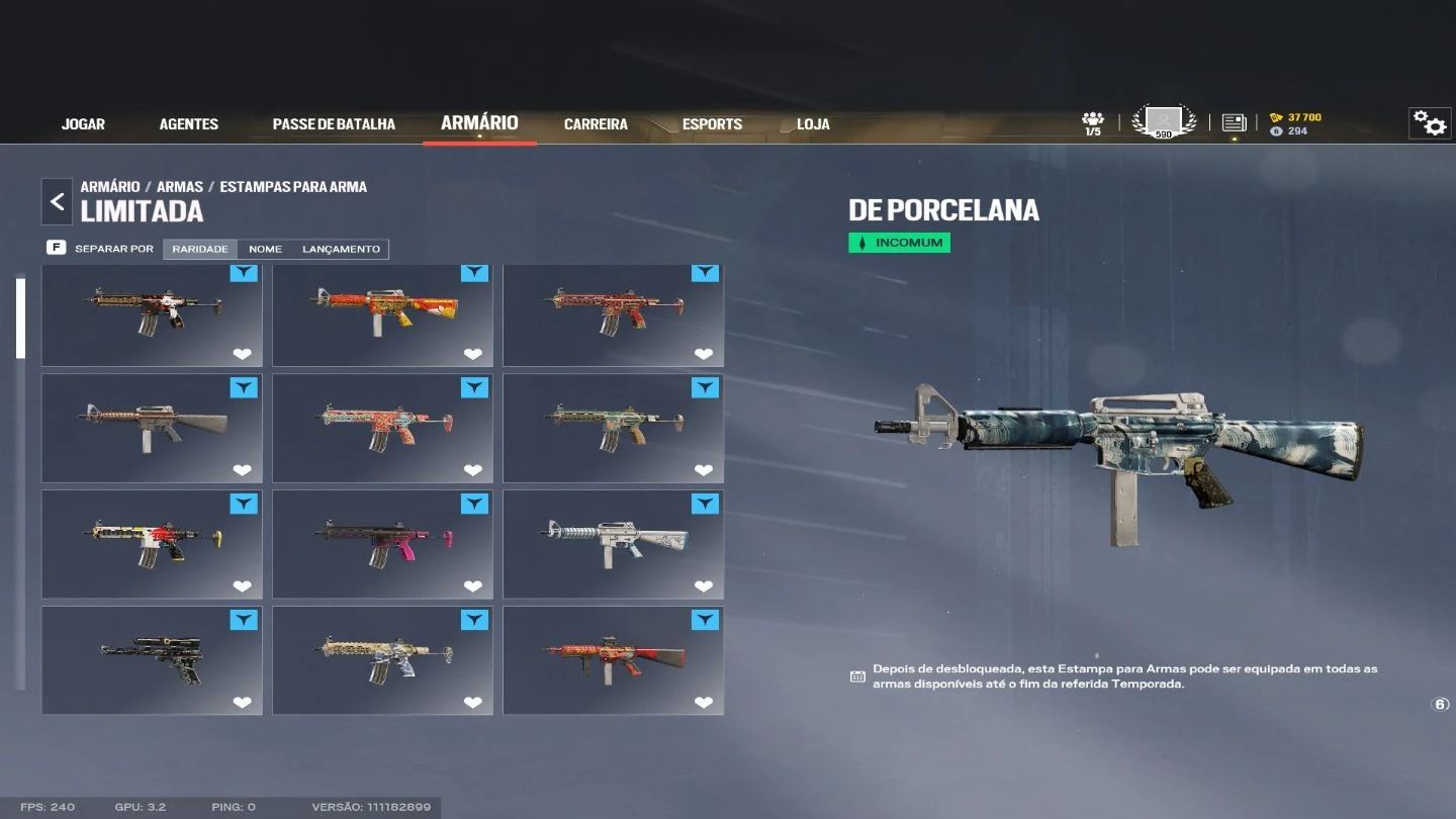 Conta R6 com 03 Champions / 1 Geleira / 05 Corridas / 40 Elites / Faixas Cromo