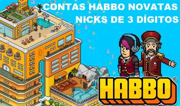Contas Habbo Novatas com Nicks de 3 Dígitos