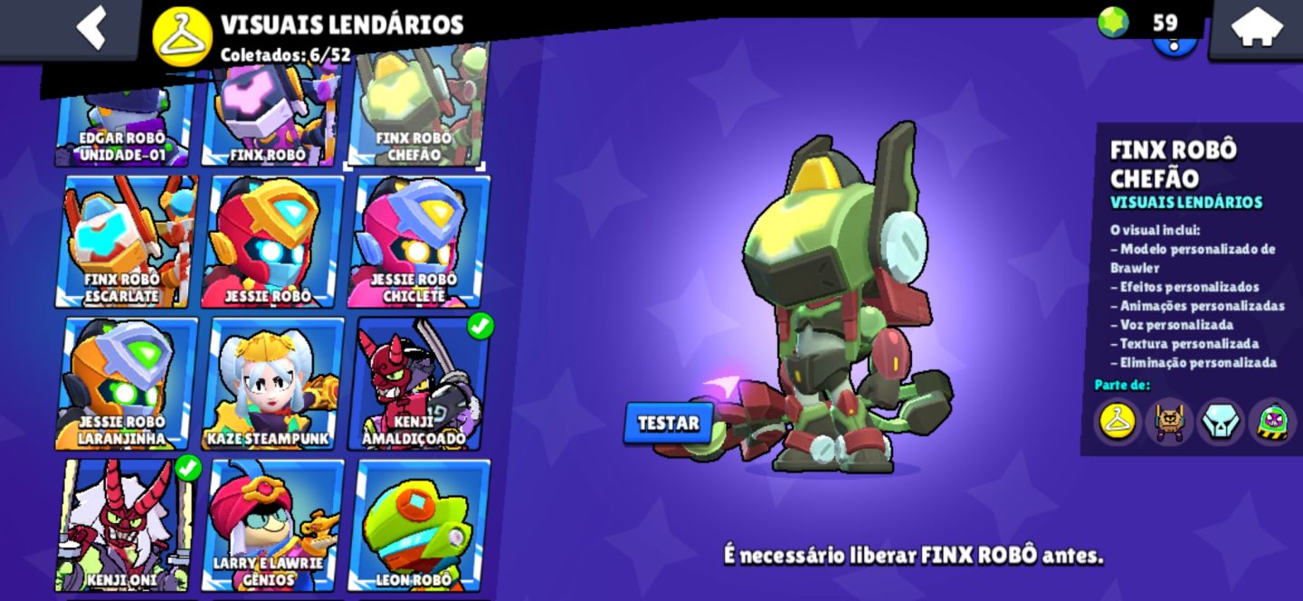 CONTA DE BRAWL STARS COM 103 BRAWLERS 44K TROFEUS