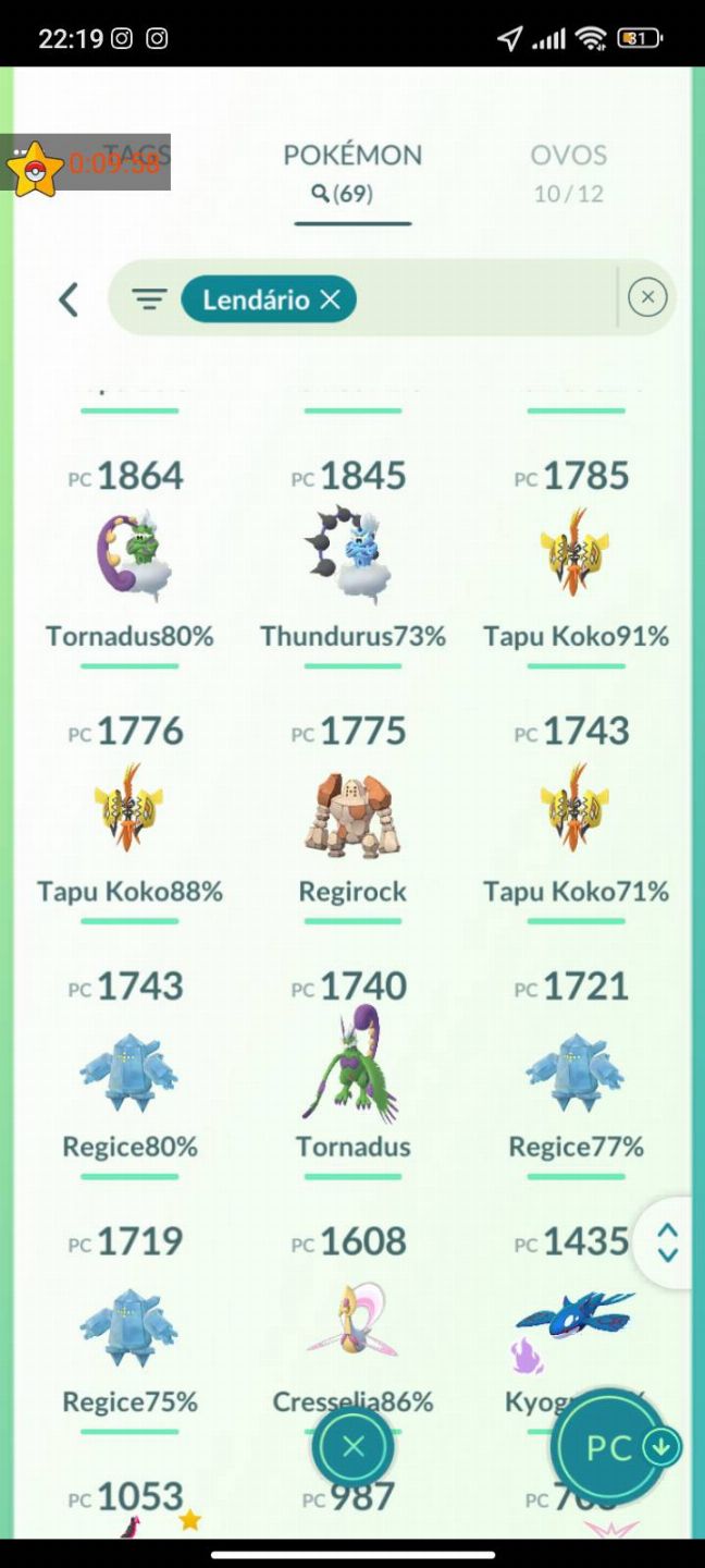 Pokémons a venda raros e lendários(pokémon GO)