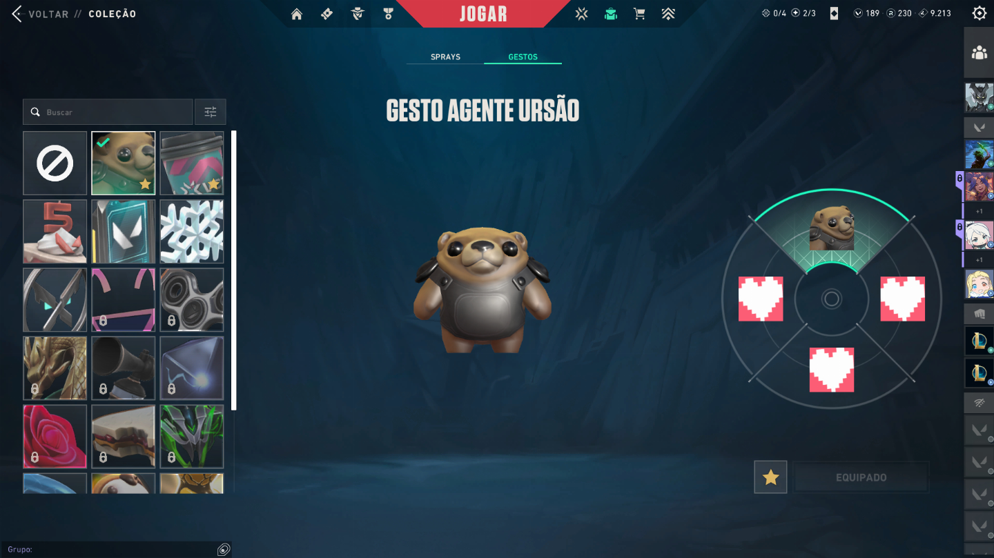 Conta valorant 1800 reais gastos, ja foi imortal FA