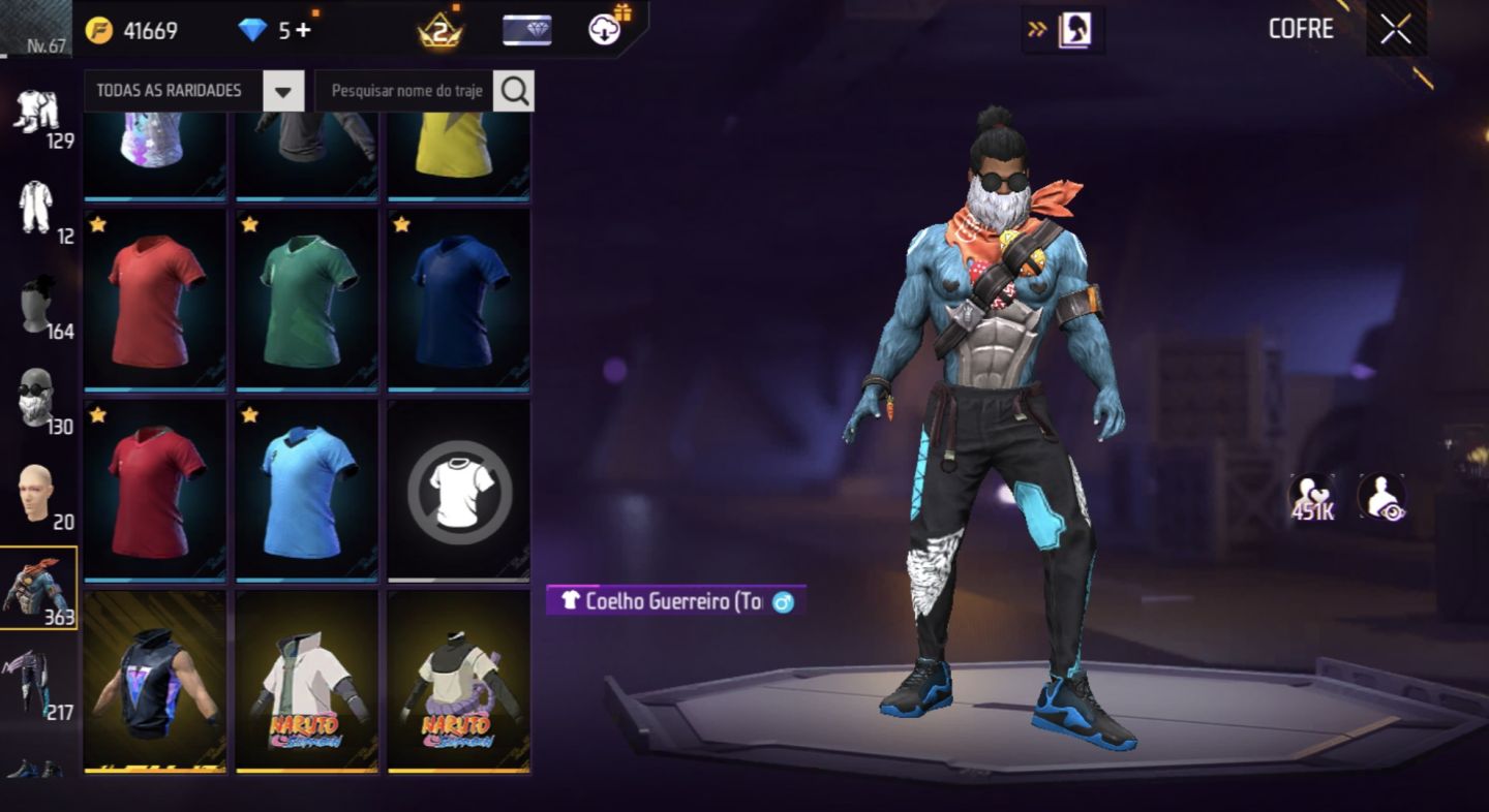 Conta de free fire com angelical bandeirao top criminal ump e xm8 att perm