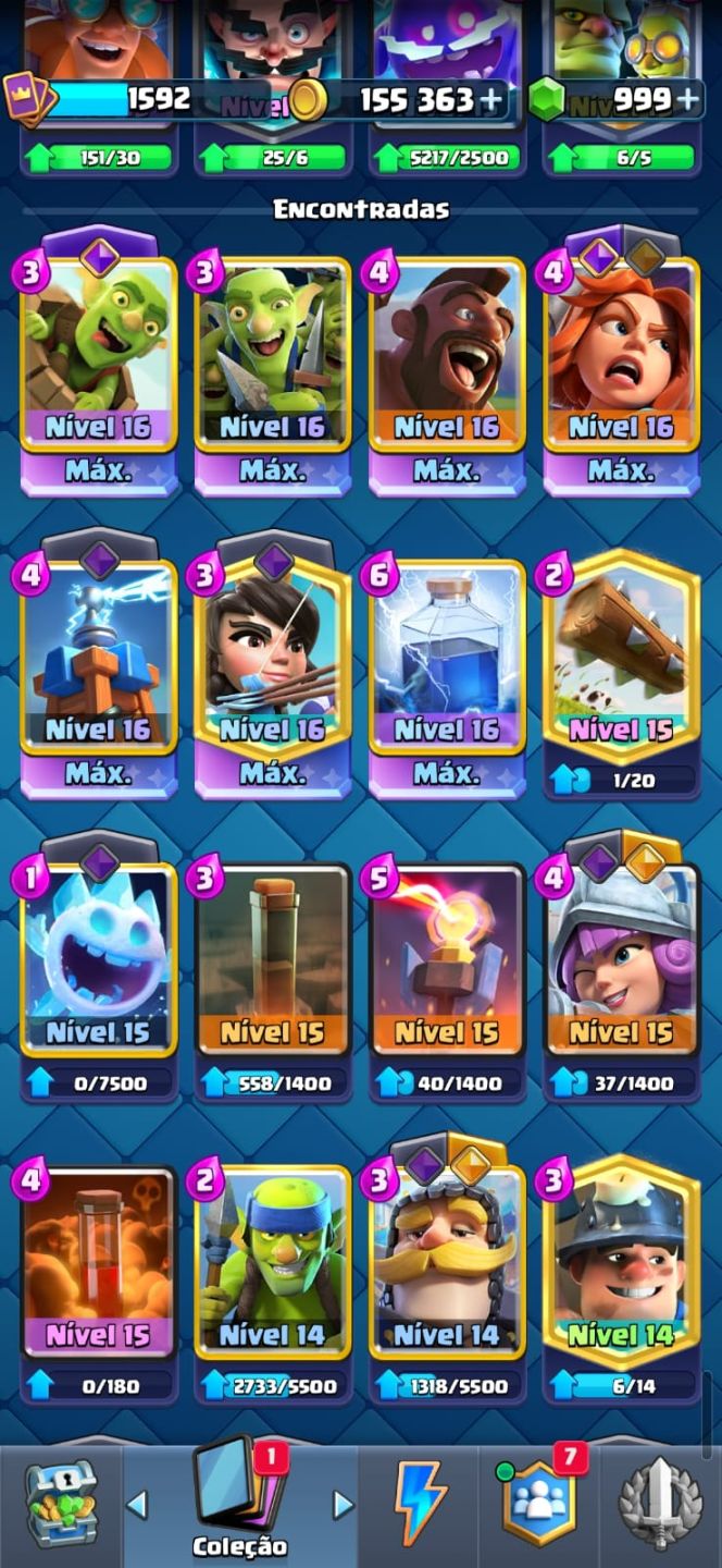 Conta Clash Royale - 6 Anos de Conta - Full Deck