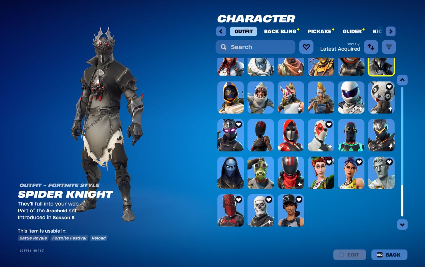 Conta fortnite 129 skins