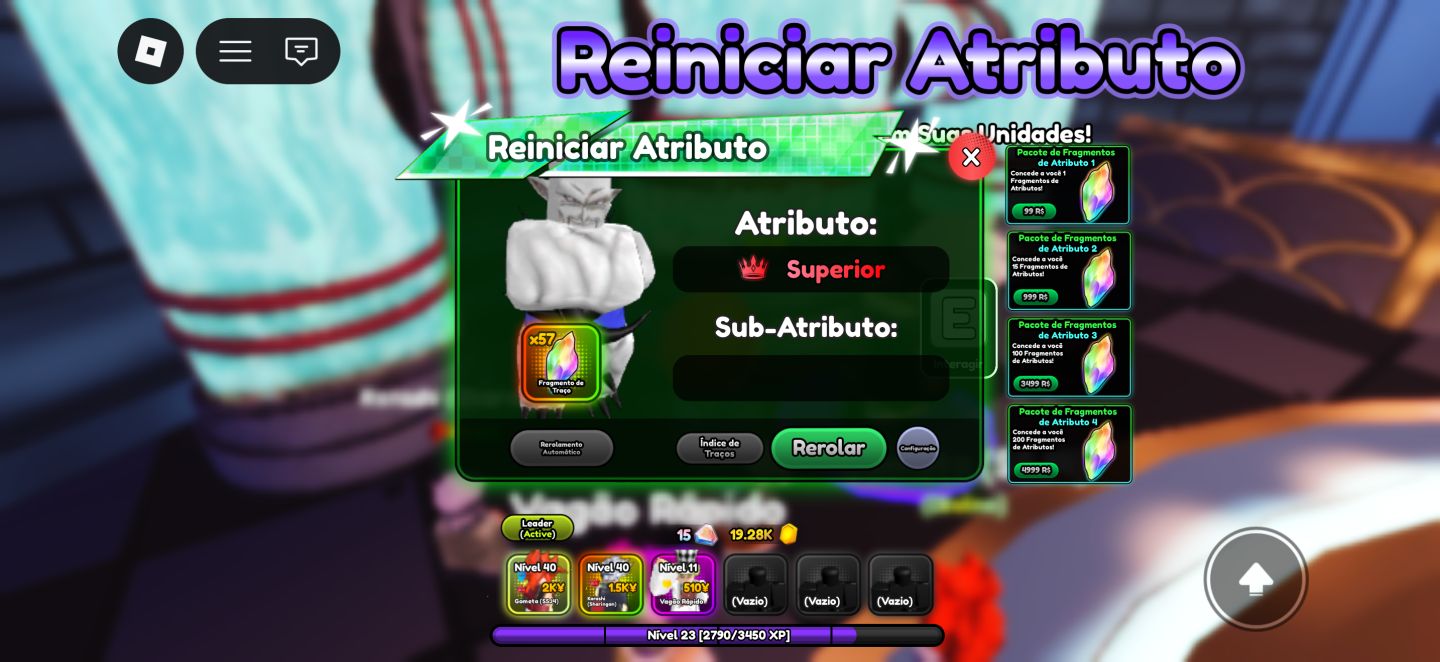 Conta anime squadron com gogeta superior + outros