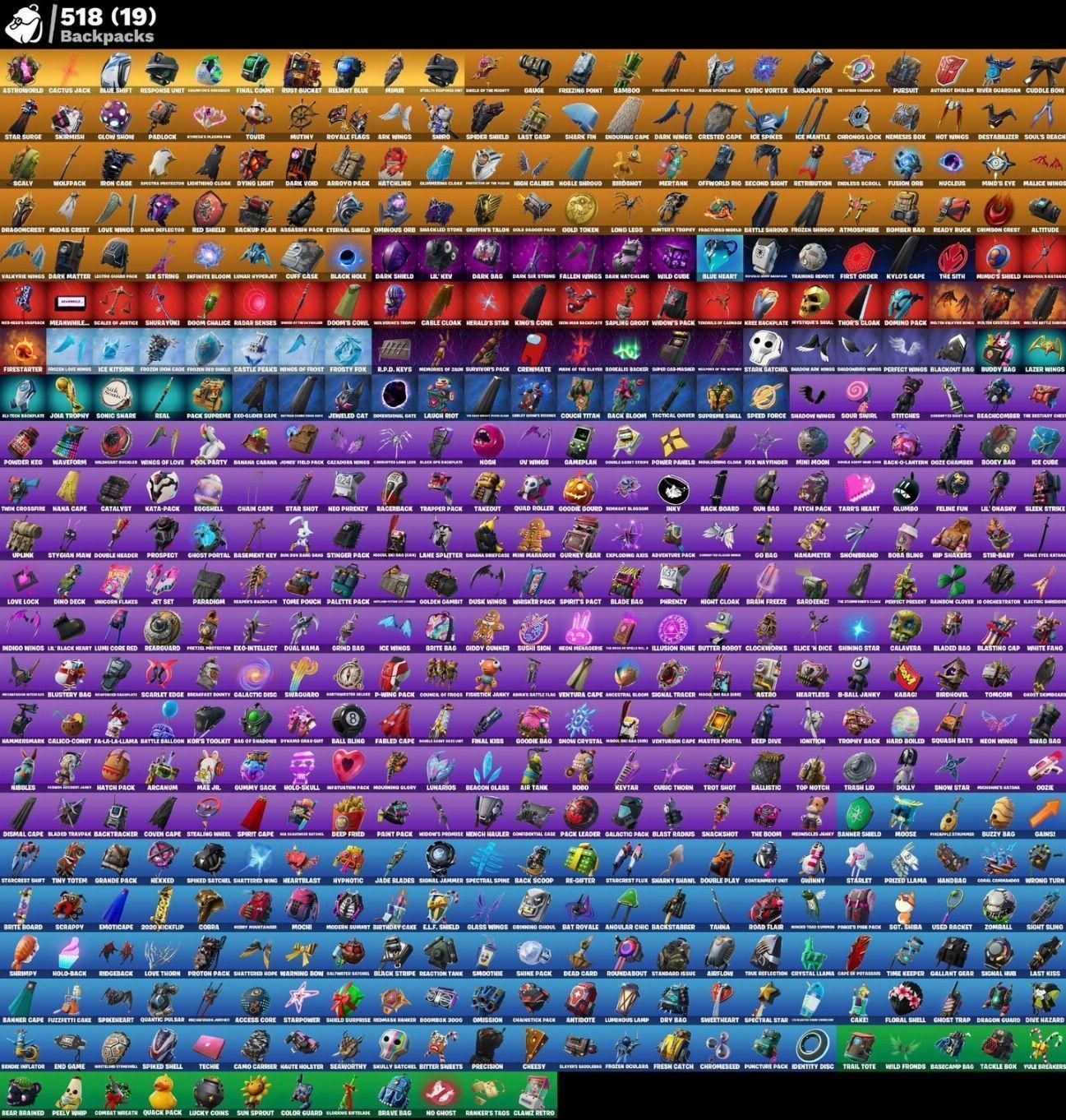 CONTA WILDCAT I 600 SKINS I GALAXY, WONDER, MINTY, LEVIATÃ,CONTA COMPLETA