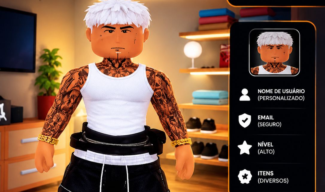 CONTA ROBLOX CRIADA EM 2018