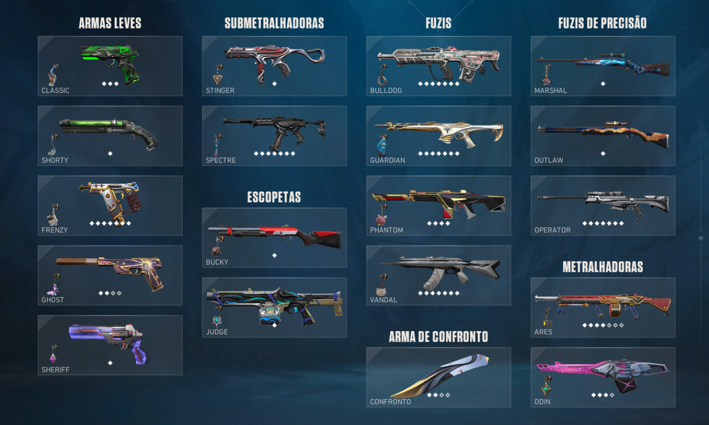 Conta VALORANT à Venda Skins Raras + Evoluídas | Ótimo Preço!