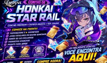 CONTA HONKAI STAR RAIL COM SILVERWOLF 999 + JADES ESTELARES