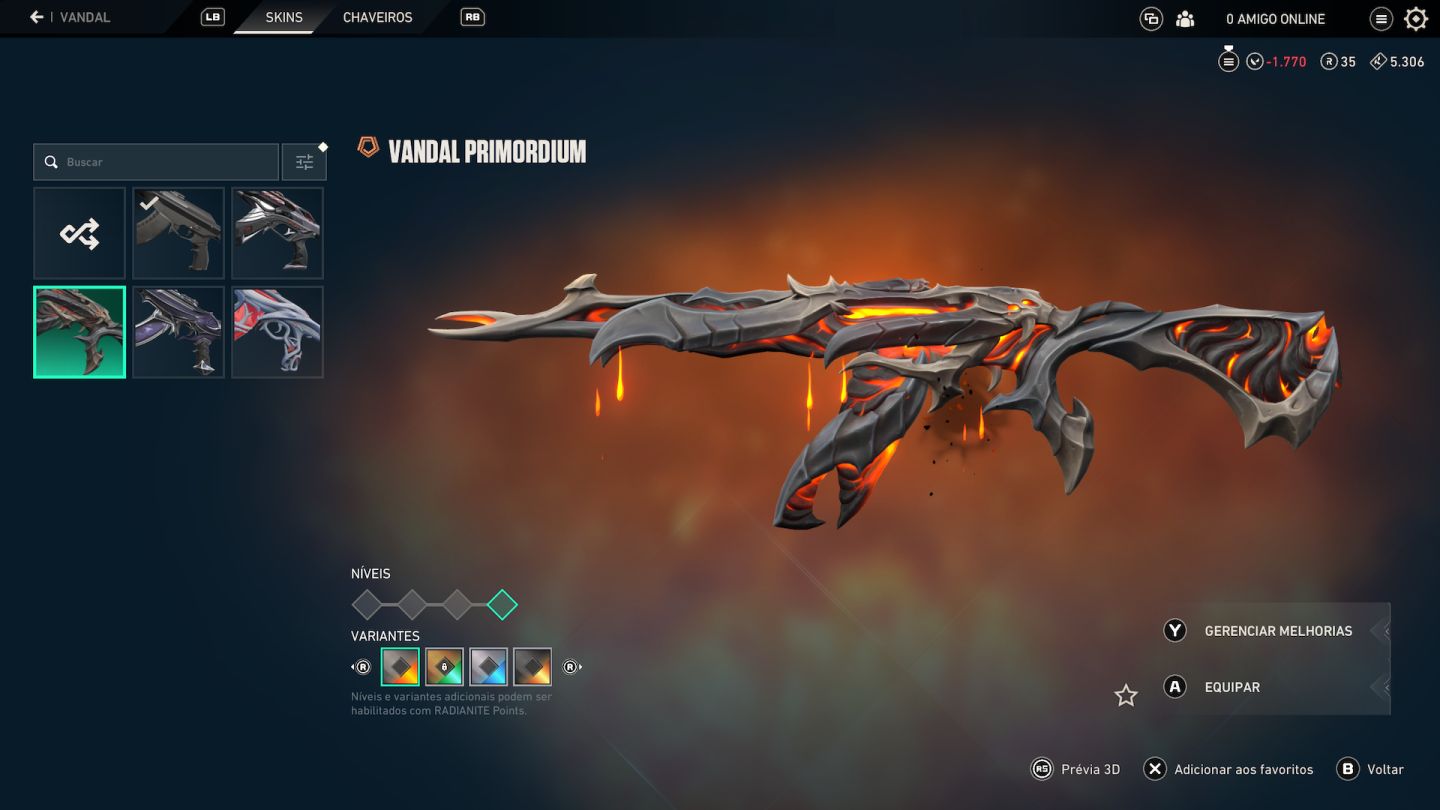 CONTA VALORANT - FACA REMASTER - SKINS MAIS DESEJADAS!