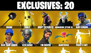 CONTA FN COM 100 SKINS-S3 FULL-TRYHARDS