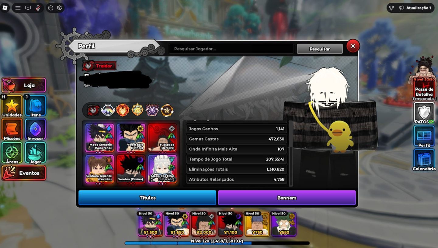 CONTA ANIME EXPEDITIONS LVL 120+ (SUPER UPADA)