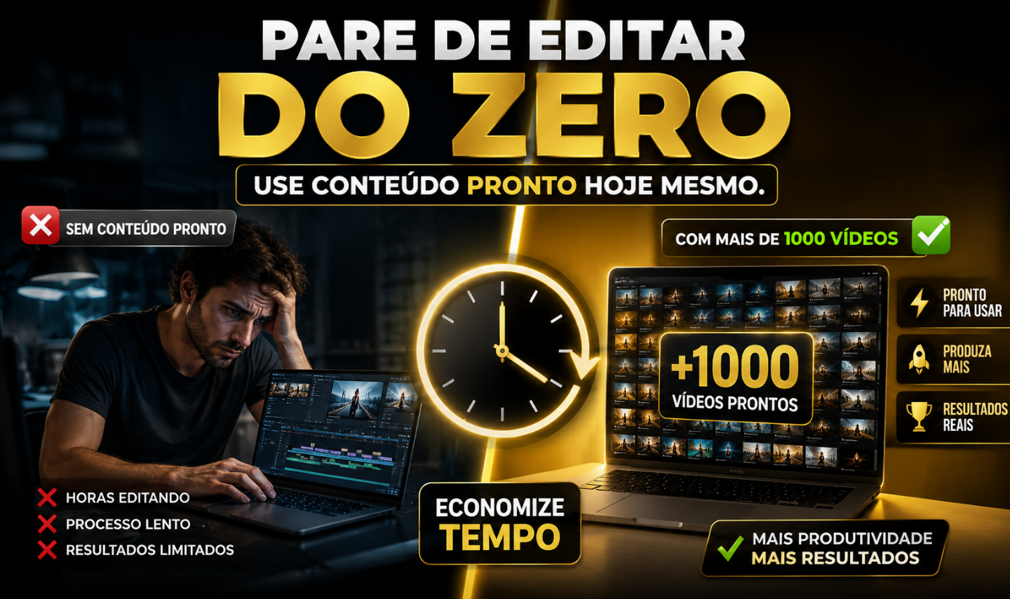 PACK 1.000+ VÍDEOS RELIGIOSOS CORTES VIRAIS ENTREGA AUTOMÁTICA MELHOR PREÇO