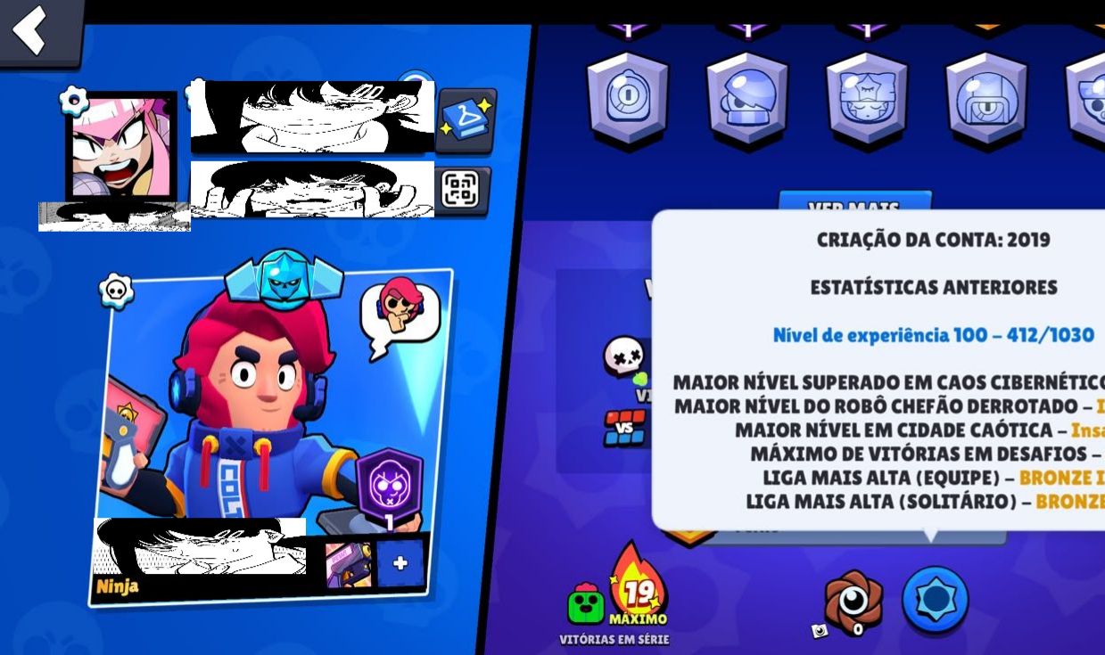 Conta braw com colt desafiante e outras skins