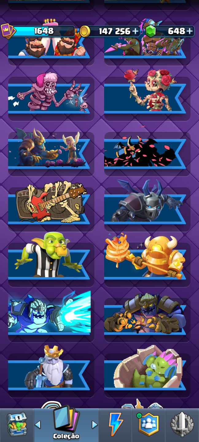 Conta Clash Royale 14.000 troféus+ cartas nvl 16