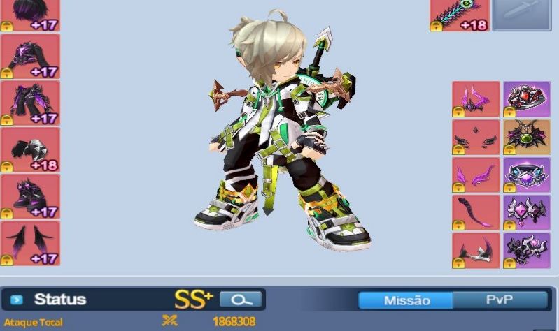 Conta EndCame GrandChase Classic C-Lvl 842 | 25 Chars Full 1.4KK+