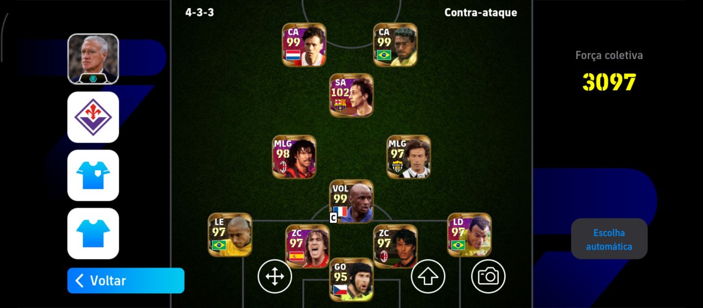 CONTA EFOOTBALL RARA COM MAIS DE 60 LEGENDS