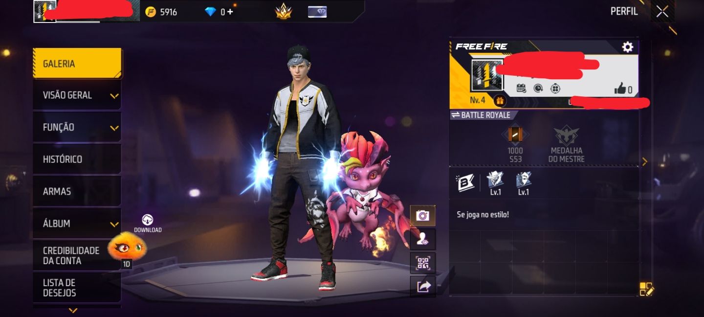 Conta bot com punho do Naruto