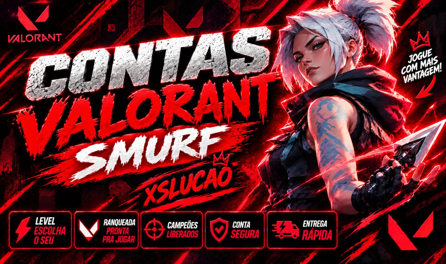 OFERTA - CONTAS BARATAS VALORANT SMURF GRINGAS E BR | FULL ACESSO | UNRANKED