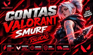 OFERTA - CONTAS BARATAS VALORANT SMURF GRINGAS E BR | FULL ACESSO | UNRANKED