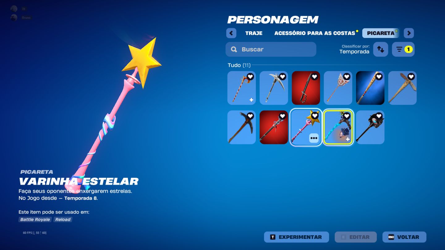 Conta com as melhores skin FORTNITE