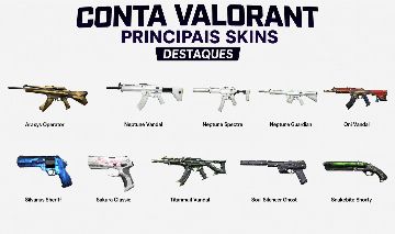 CONTA VALORANT 10 SKINS ARAXYS OPERATOR ONI VANDAL CONTA SEGURA FULL ACESSO!!!
