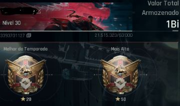 Conta 1B200k (koen) 350M stash , 7.2k em titulos muitos recursos na conta